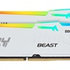 KINGSTON DIMM DDR5 32GB (Kit of 2) 6400MT/s CL32 Non-ECC FURY Beast RGB EXPO, Bílá