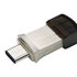TRANSCEND Flash disk 64GB JetFlash®890S OTG, USB 3.1 typ C/A (R:90/W:30 MB/s) strieborná