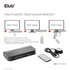 CLUB 3D Sieťový prepínač Club3D - Prepínač, HDMI KVM prepínač - Dual HDMI 4K 60Hz