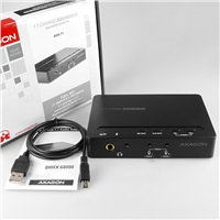 AXAGON ADA-71, USB2.0 - 7.1 audio SOUNDbox, vstup/výstup SPDIF