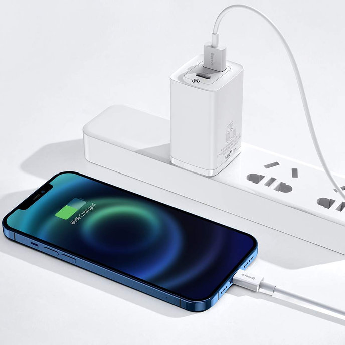 Baseus CALYS-C02 Superior Fast Charging Kábel Lightning 2.4A 2m White