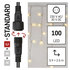 EMOS Standard LED spoj. reťaz blikajúca – cencúle, 2,5 m, vonkajšia, teplá/studená biela