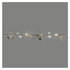 EMOS LED vianočná girlanda – šišky, 1,7 m, 2x AA, vnútorná, teplá biela