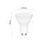 EMOS LED žiarovka Classic MR16 / GU10 / 5,7 W (40 W) / 465 lm / neutrálna biela