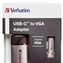 VERBATIM 49145 Adaptér USB-C™ na VGA HUB