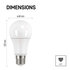 EMOS LED žiarovka Classic A60 / E27 / 10,7 W (75 W) / 1 060 lm / neutrálna biela