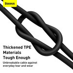 Baseus Superior USB-A/C kábel 66W 2m čierny (CATYS-A01)