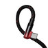Baseus MVP2 USB-CC kábel, 100W, 1m čierno/červený (CAVP000620)