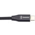 PREMIUMCORD Kabel USB-C M/M, 240W 480Mbps černý bavlněný oplet, 2m