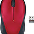 Bluetooth optická myš Logitech M235/Cestovní/Optická/Bezdrátová USB/Černá-červená