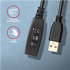 AXAGON ADR-220, USB 2.0 A-M -> A-F aktívny predlžovací / repeater kábel, 20m