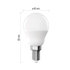 EMOS LED žiarovka Classic Mini Globe / E14 / 6,5 W (60 W) / 806 lm / Neutrálna biela