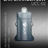 Nabíjačka USB do auta C-TECH UCC-02, 1x Type C + 1x Type A, 30W, Power delivery 3.0, Quick Charge