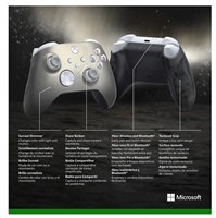MICROSOFT Xbox Wireless Controller Lunar Shift stříbrný - ovladač
