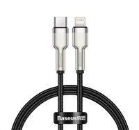 Baseus Cafule USB-C/Lightning 2m čierna PD 20W (CATLJK-B01)