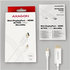 AXAGON RVDM-HI14C2W, Mini DisplayPort > HDMI 1.4 redukcia / kábel 1.8 m, 4K/30Hz, biely