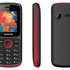 Aligator D210 Dual SIM, černo-červený