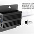 AKASA box pre Raspberry Pi 4 Model B, rozšírený hliník, s tepelnými modulmi (skrytý slot SD)