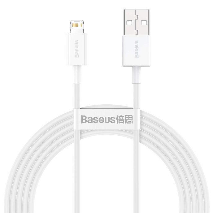 Baseus CALYS-C02 Superior Fast Charging Kábel Lightning 2.4A 2m White