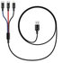 CONNECT IT Wirez 3v1 USB-C &amp; Micro USB &amp; Lightning, 1,2 m