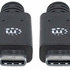Kábel Manhattan USB-C, USB 3.1 Gen 2, USB-C samec na USB-C samec, 10 Gb/s, 5 A, 1 m, čierna