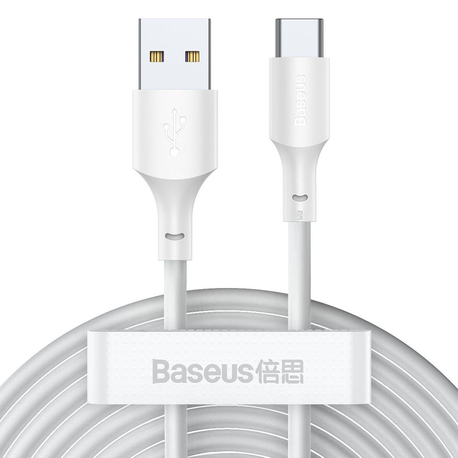 Baseus Wisdom USB-A/C kábel 1,5m 5A 2ks