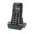 EVOLVEO EasyPhone, mobilný telefón pre seniorov s nabíjacím stojanom (čierny)
