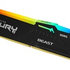 KINGSTON DIMM DDR5 16GB 6400MT/s CL32 Non-ECC FURY Beast RGB XMP, Černá
