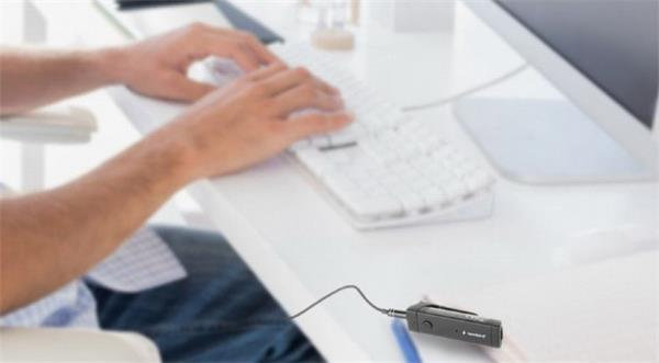 GEMBIRD USB Bluetooth adaptér v4.2, stereo audio prijímač, čierny