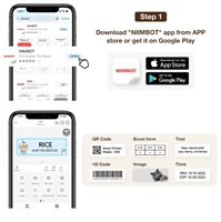 Štítkovač Niimbot Tiskárna štítků D110 Smart, bílá + role štítků