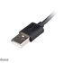 Kábel AKASA USB-A 2.0 na USB-C, napájací kábel s prepínačom (pre Raspberry Pi 4), 1.5m