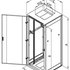 TRITON Stojanový rozvaděč 15U (š)600x(h)600, skleněné dveře