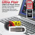 SanDisk Ultra Flair/256GB/USB 3.0/USB-A/Čierna
