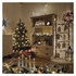 EMOS LED dekorácia – vianočné snežítko budík, 19 cm, 3x AA, vnútorný, teplá biela, časovač