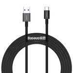 Baseus Superior USB-A/C kábel 66W 2m čierny (CATYS-A01)