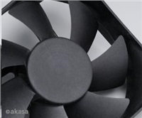 Ventilátor AKASA DFS802512H, 80 x 25 mm, klzné ložisko