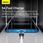 Baseus Wisdom USB-A/C kábel 1,5m 5A 2ks