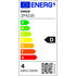EMOS LED žiarovka Filament sviečka / E14 / 3,4 W (40 W) / 470 lm / teplá biela