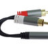 PremiumCord kabel HQ Jack 3.5mm Female - 2x CINCH Male 15cm