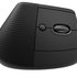 Bluetooth optická myš Logitech Lift/Vertikální/Optická/USB + Bluetooth/Grafitová
