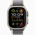 Apple Watch Ultra 2/49mm/Titan/Šport Band/Green-Grey Trail/-S/M