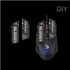Optická myš A4tech BLOODY W60 Max Mini, podsvícená herní myš, 12000 DPI, černá, USB