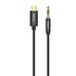 Audio kábel Baseus série Yiven USB-C / 3,5 mm Jack 1,2 m, čierny
