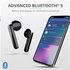 Bluetooth slúchadlá TRUST  Primo Touch Bluetooth Wireless Earphones - čierne