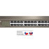 Tenda TEF1024D - 24x 10/100 Mb/s Fast Ethernet Switch, Fanless-bez ventilátorov, Rackmount, 6kV ochrana