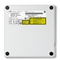 HITACHI LG - externá mechanika DVD-W/CD-RW/DVD±R/±RW/RAM GP57EW40, Slim, biela, krabica+SW