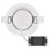 EMOS LED bodové svietidlo Exclusive biele, kruh 5W teplá biela