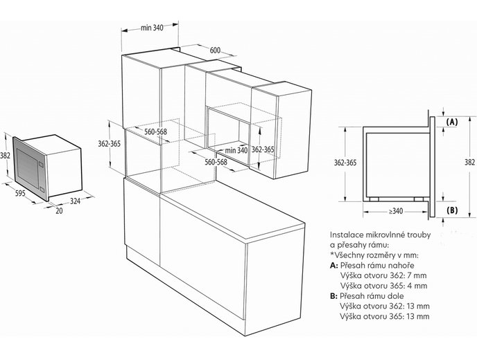 Vstavaná mikrovlnka MORA VMT 325 X