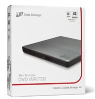 HITACHI LG - externá mechanika DVD-W/CD-RW/DVD±R/±RW/RAM GP60NS60, Slim, Silver, box+SW
