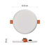 EMOS LED panel VIXXO 125mm, kruhový vstavaný biely, 10W neutr. b., IP65